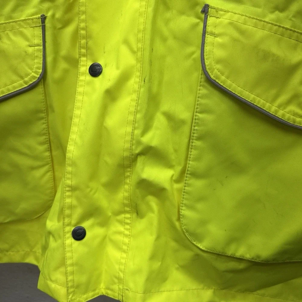 Game Hi Vis 6-in-1 Safety Jacket ANSI Reflective Waterproof Yellow Size L